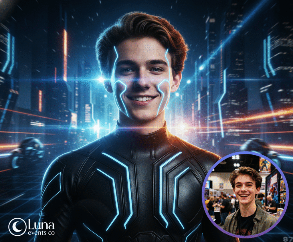 AI transforms guests into superheroes instantly